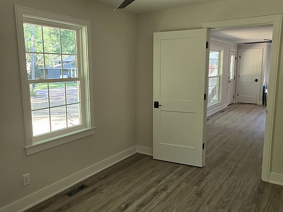 Front bedroom looking into living room