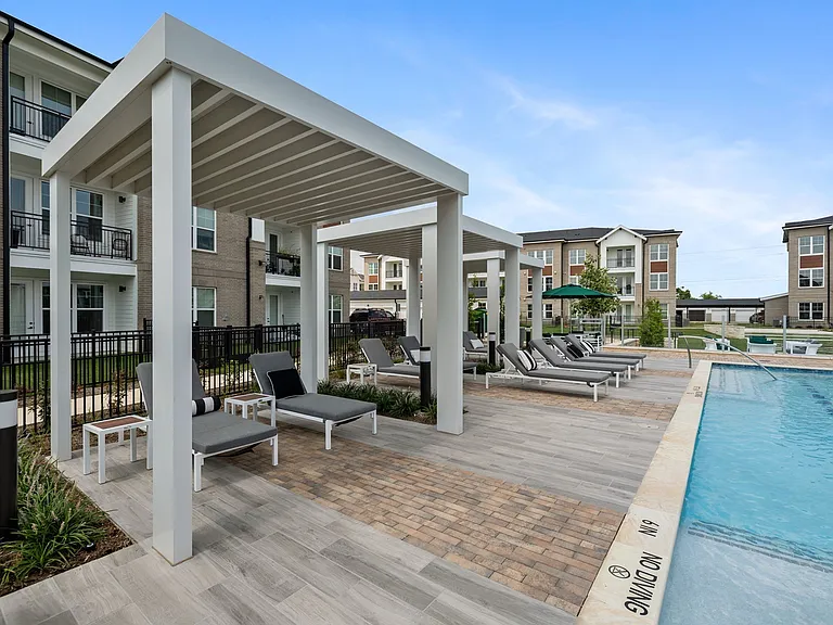 Pool with Cabanas