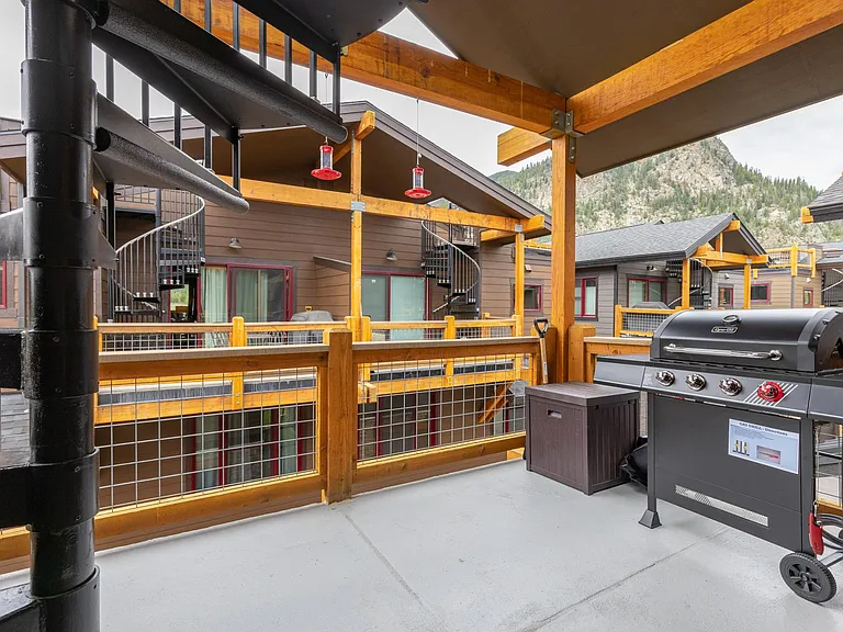 Back Deck Off Of Third Floor Kitchen/Family Room (Includes Grill & Spiral Stairway to Rooftop Deck)