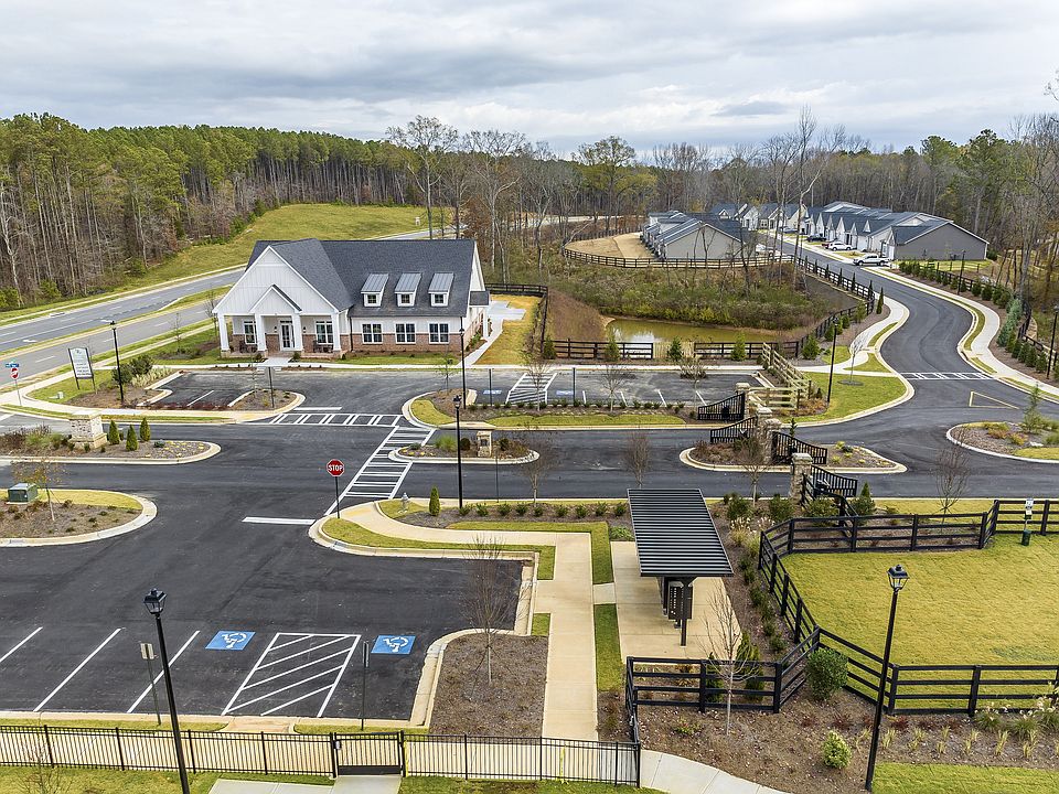 Drone View of Covey Homes Walker Ridge
