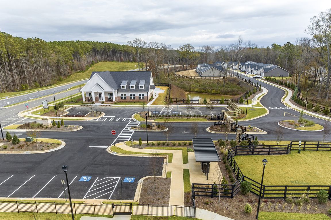 Drone View of Covey Homes Walker Ridge