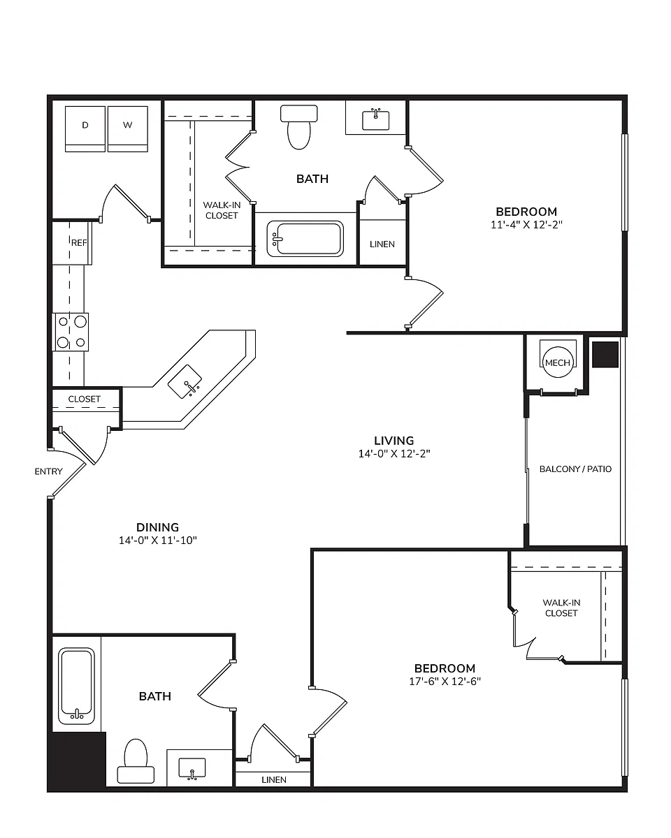 Floor plan B1