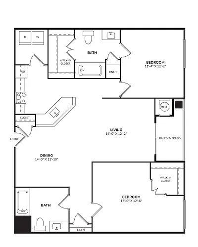 Floor plan B1
