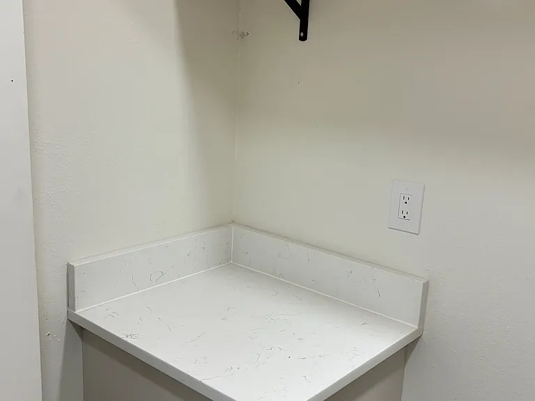 Bulter's pantry with outlets drawers, cabinets and shelfing
