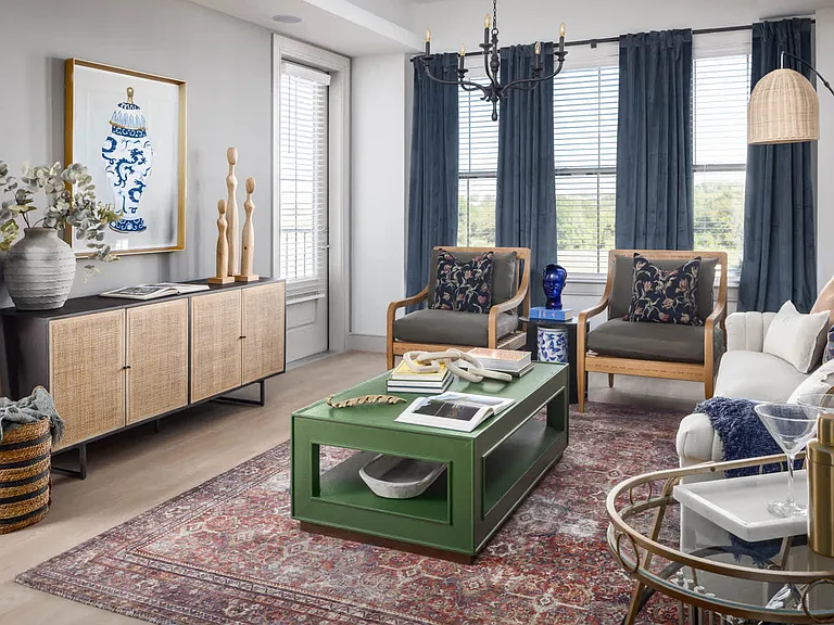 Living Room with Hard Surface Flooring