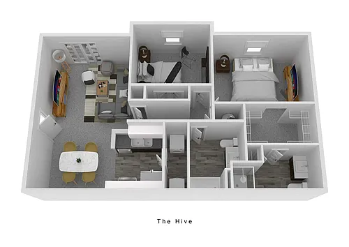 Floor plan Hive Renovated