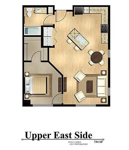 Floor plan Upper East Side