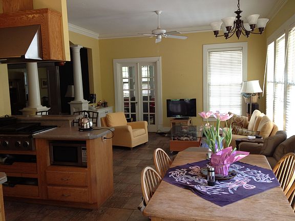Open kitchen/living space