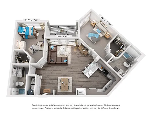 Floor plan Battlefield