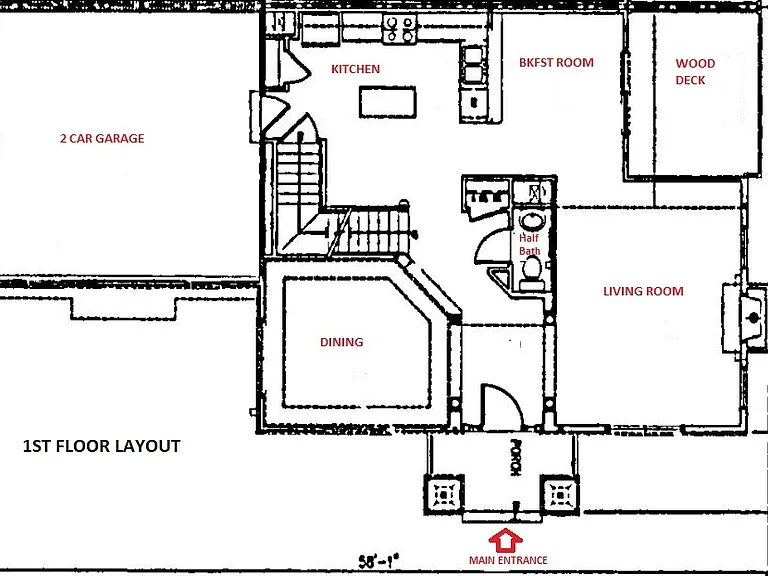 1st Floor Plan