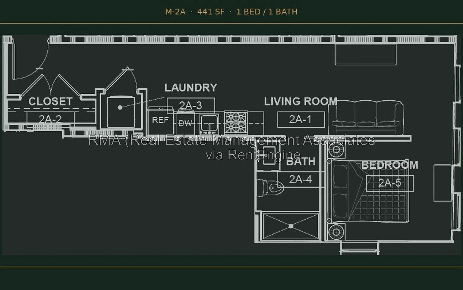 1 bed, 1.0 bath, 441 sqft, $1,200 — Photo 1