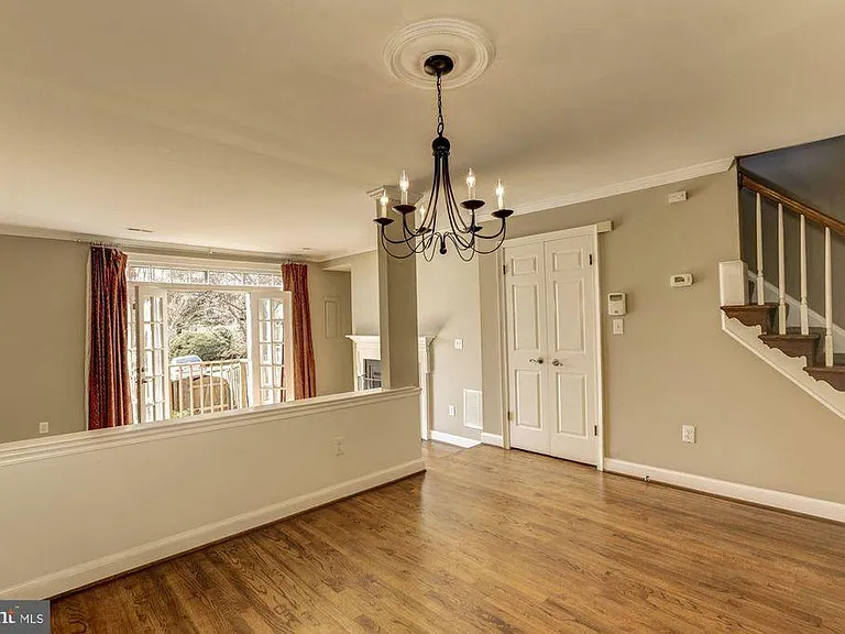 Dining Room Looking into the Living Room