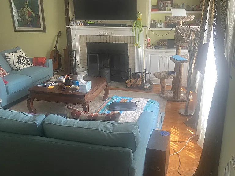 View into living room