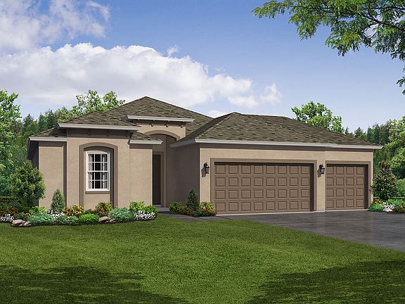 Sweetwater 3-Car Garage - Tuscan Elevation 2