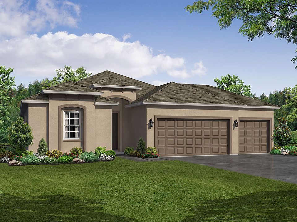 Sweetwater 3-Car Garage - Tuscan Elevation 2
