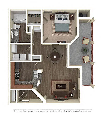 Floor plan A1C The Serafina