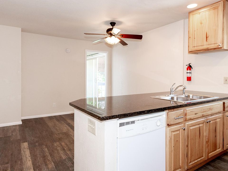 Kitchen and living area