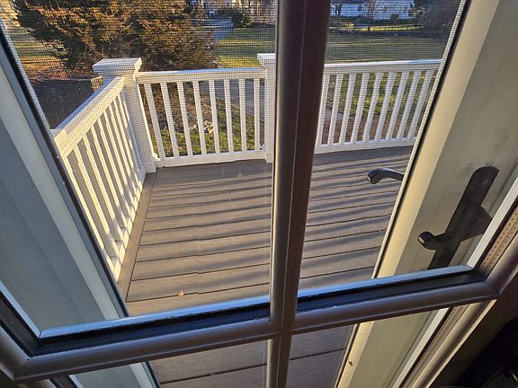 Porch overlooking Portsmouth harbor.