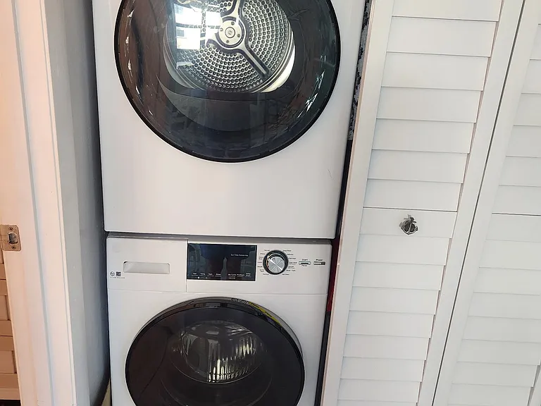 New front load washer and dryer