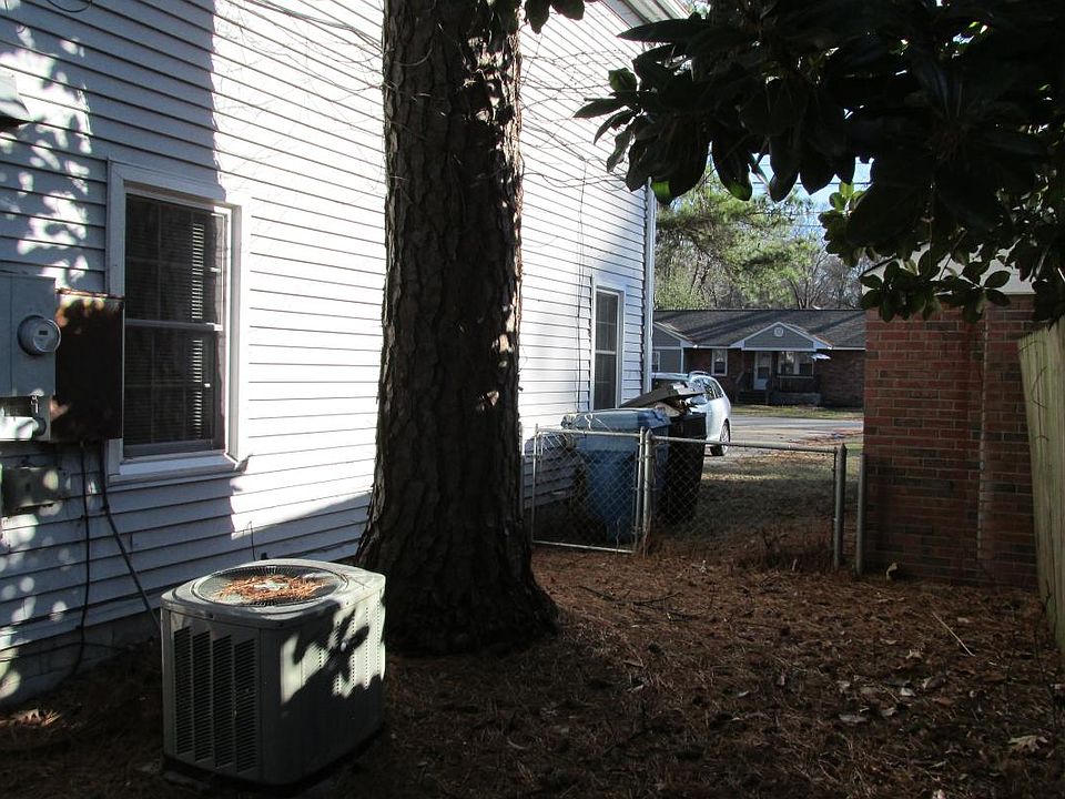 Small fenced yard