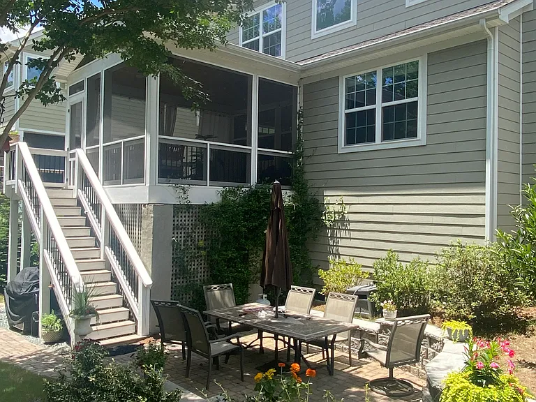 Paver patio