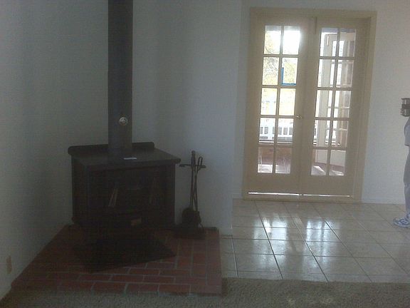 Wood Stove in the living area