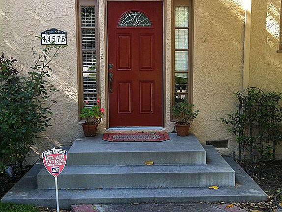 Lucky red door awaits you