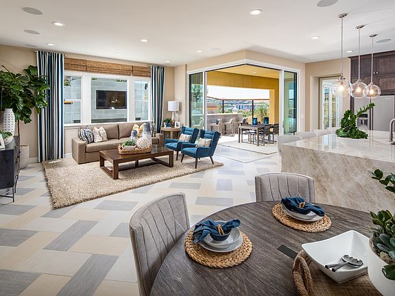 Open-Plan Living, Dining and Kitchen