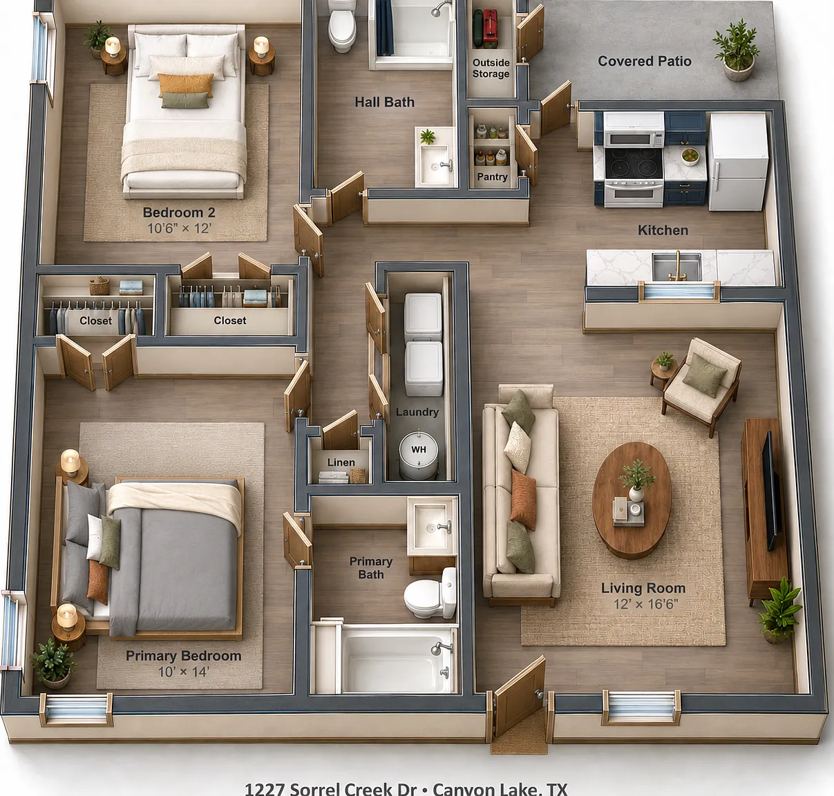 2 bed, 900 sqft, $1,395 — Photo 2