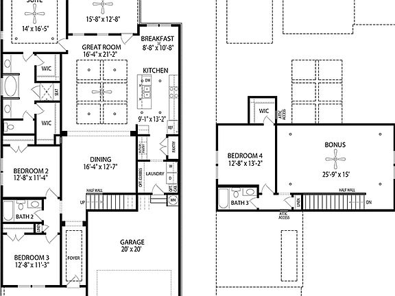 Midland II, Two-Story Home