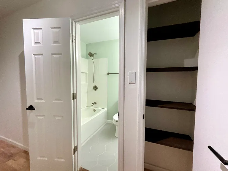 BATHROOM AND LINEN CLOSET