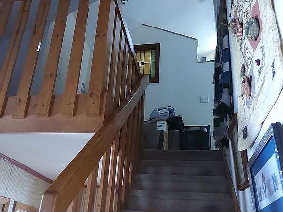 Stairs leading to 3rd bedroom