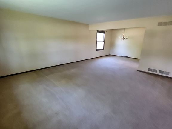 Large living room and dining room