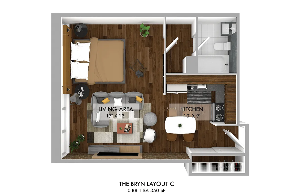 Floor plan Studio