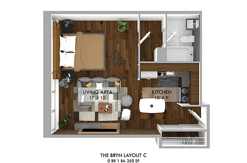 Floor plan Studio