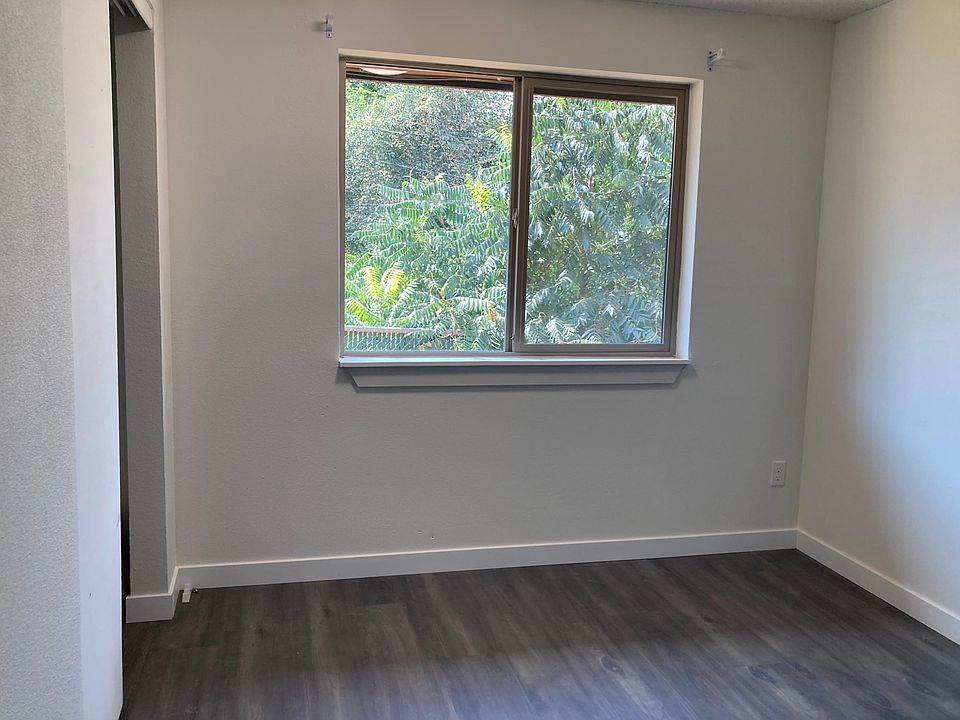 Upstairs bedroom with two closets.