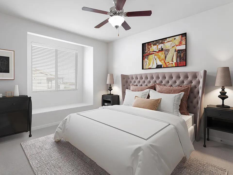 Spacious bedrooms that feel like home.
