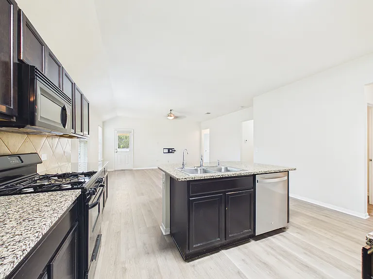 Large open kitchen