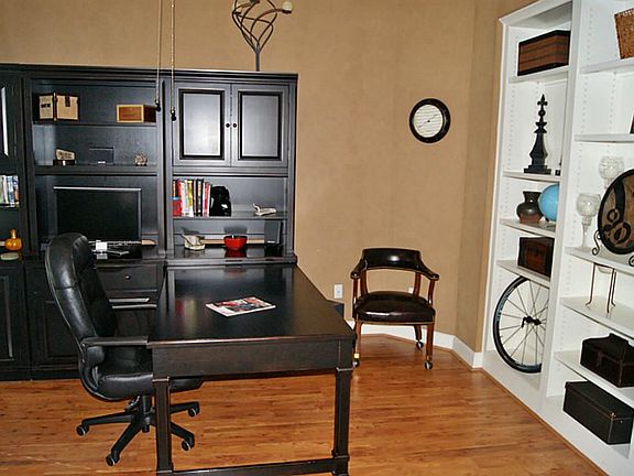 STUDY WITH FRENCH DOORS & BUILT-INS