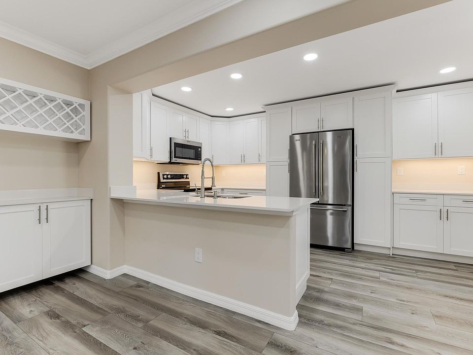 Kitchen and Built in Wine Bar