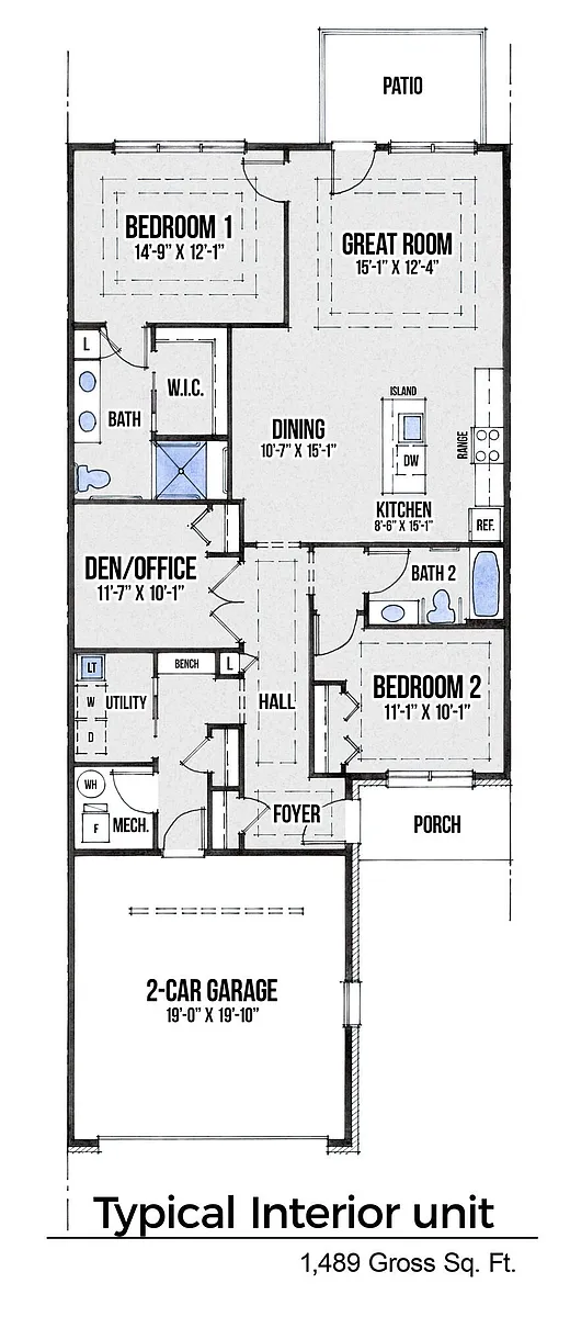 Floor plan The Riesling - Lake View