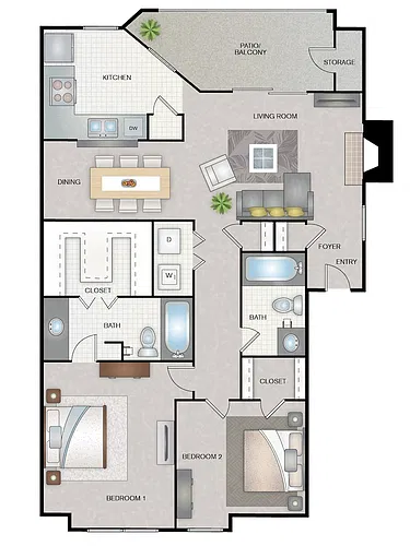 Floor plan B1