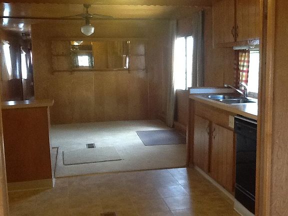 Kitchen and living room
