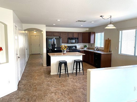 Open kitchen with island