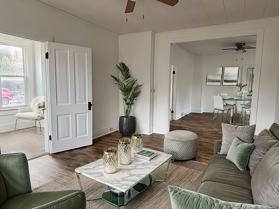 Front door looking into your new home.