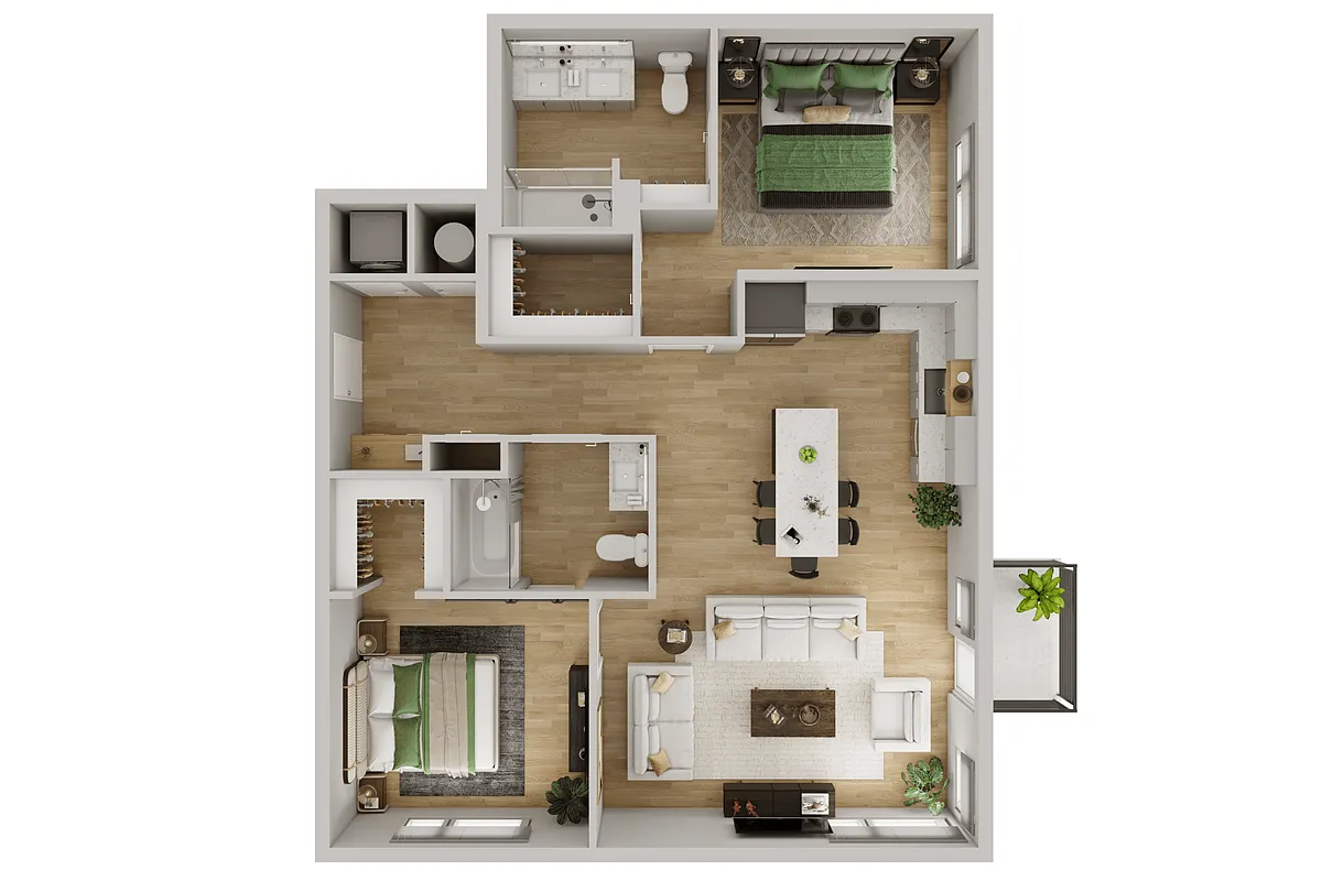 Floor plan 2C