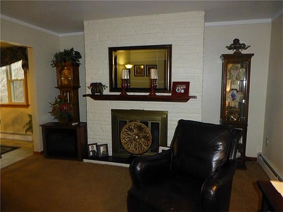 Fireplace in living room