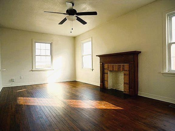 Mock fireplace