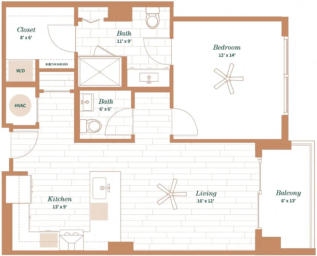 Floor plan Walnut