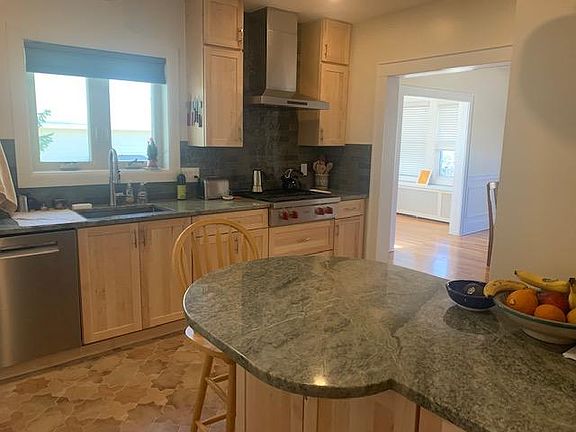 Kitchen with island